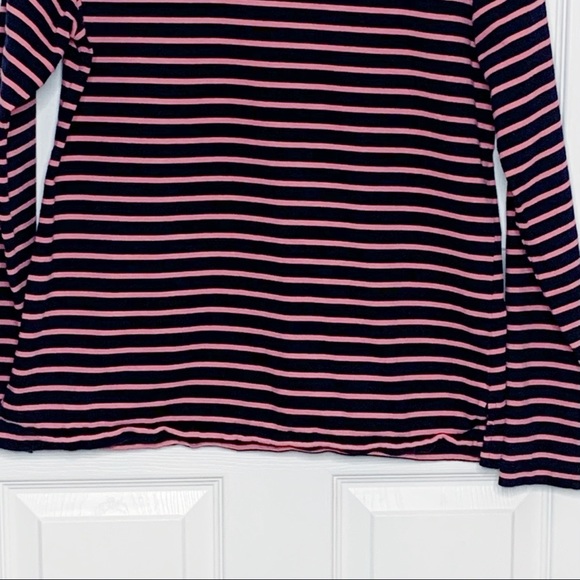 J. Crew Stripe Boatneck Boxy Top Size Medium - Picture 4 of 11